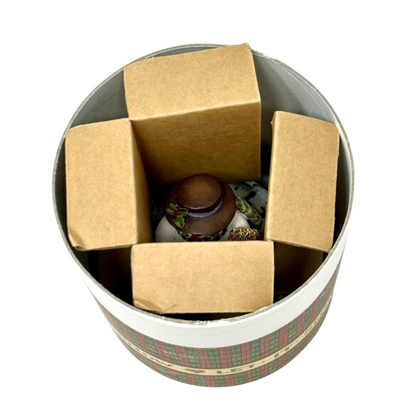 Vintage Lang Candle Topper from 2000 - Snowman - Let It Snow - In Gift Box - Picture 4 of 10